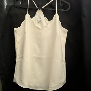 JCrew Scalloped Cami